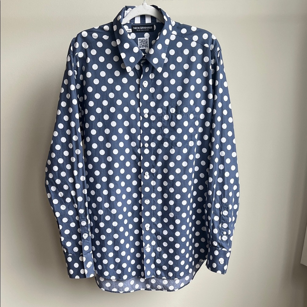 Nick Graham Polka Dot Shirt